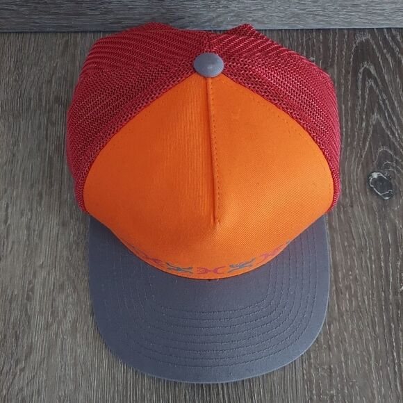 Hooey Flexfit Snapback Trucker Hat One Size Gray, Red & Orange - Picture 2 of 7